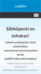 Mobile Screenshot of mailem.fi
